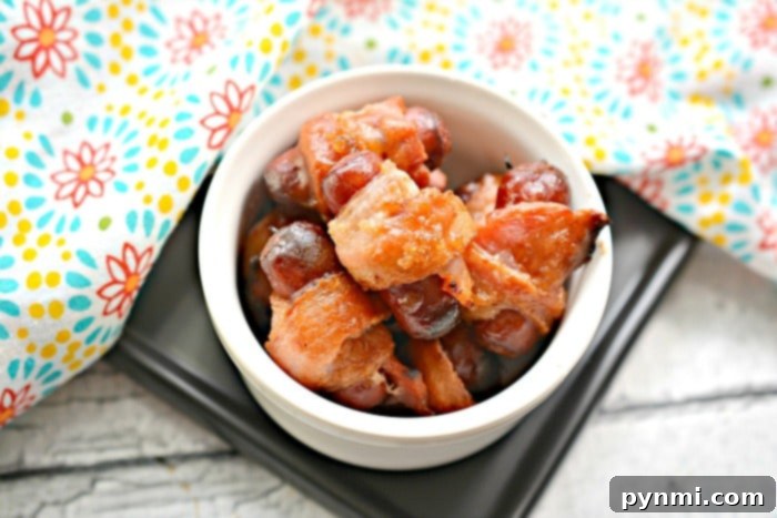 Golden Air Fryer Bacon Bites 7 Smokies in Air Fryer