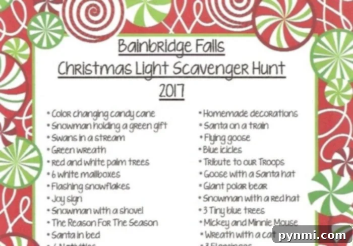 Bainbridge Circle Christmas Wonderland 4 bainbridge scavenger hunt