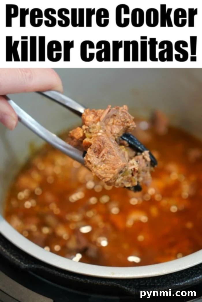 pressure cooker carnitas