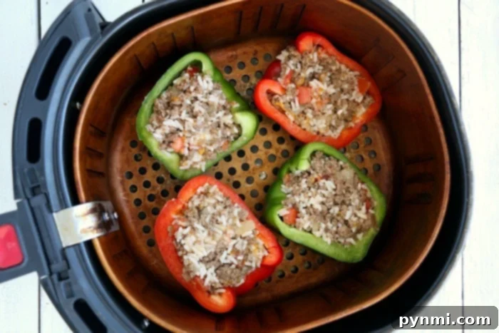 Perfect Air Fryer Stuffed Peppers 11 An assortment of delicious air fryer recipes, showcasing the versatility of the appliance.