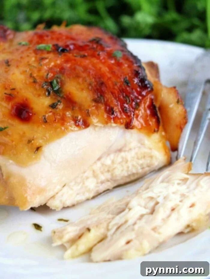 Air Fryer Marinated Chicken Thighs, perfectly glazed and ready to serve