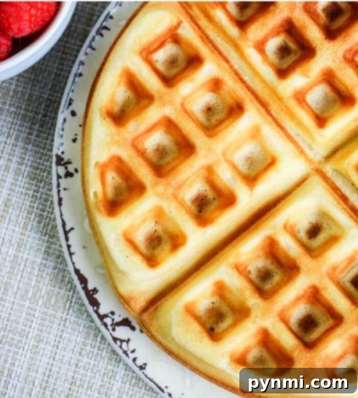 Waffle Perfection at Home 2 Homemade Waffle