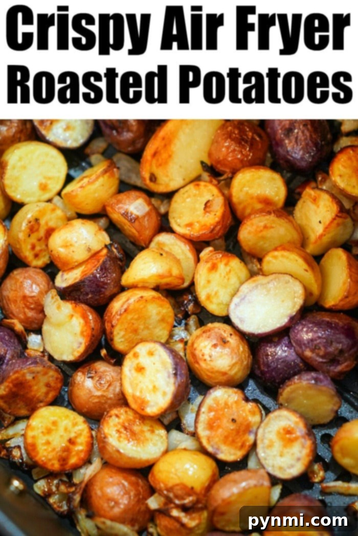 air fryer roasted potatoes