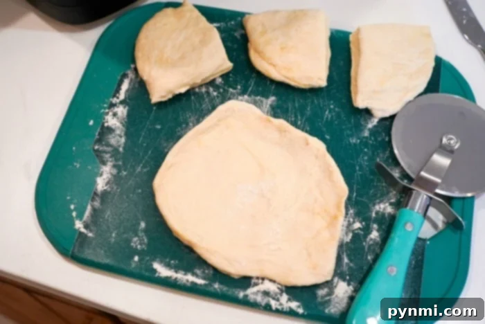Your Guide to Flour Swaps 5 Freshly made easy homemade flour tortillas stacked on a white surface, ready to be enjoyed.