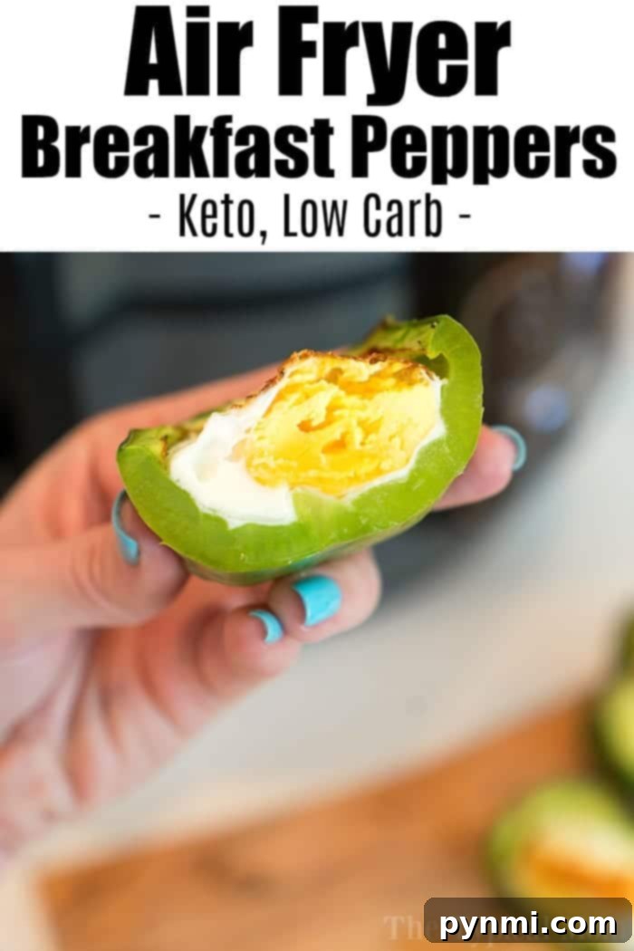 Air Fryer Breakfast Stuffed Peppers