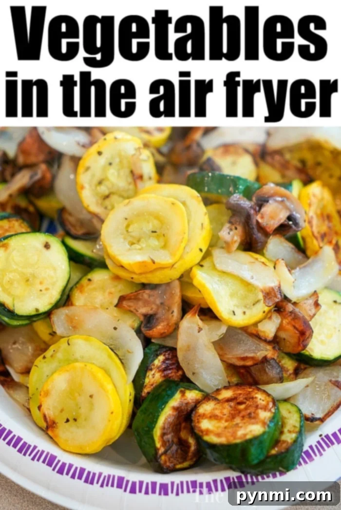 vegetables in air fryer