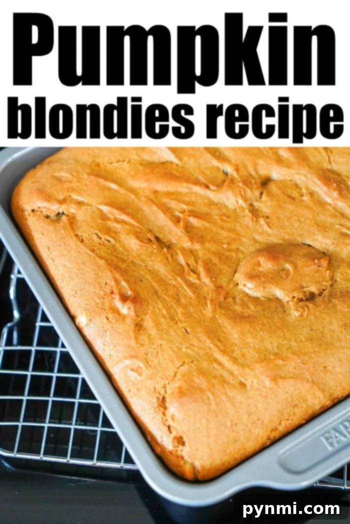 pumpkin brownies