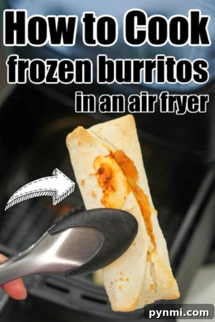 Crispy Air Fryer Frozen Burrito 5 best way to cook frozen burritos