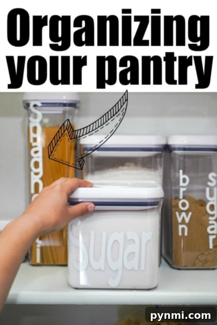Pantry Organization Made Easy With Labels 7 pantry containers with labels