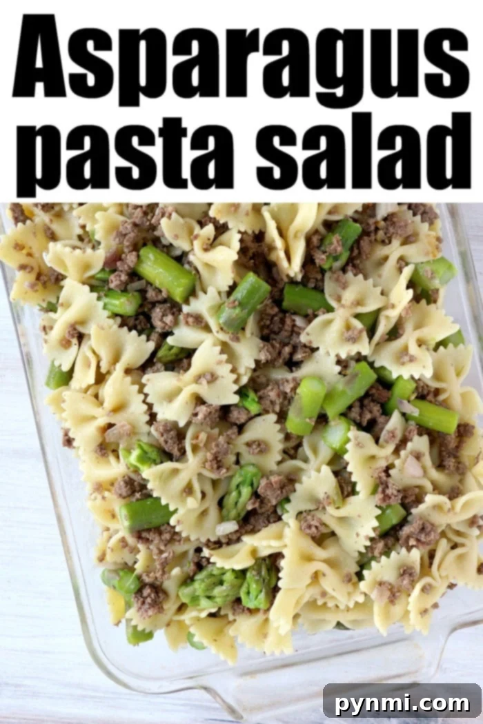 Fresh Asparagus Pasta Toss 5 cold pasta salad