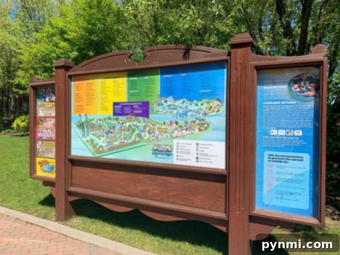 Silverwood Theme Park Map