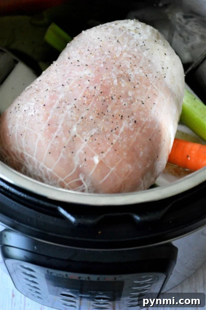 No Thaw No Fuss Instant Pot Frozen Turkey Breast 5 how to cook frozen turkey
