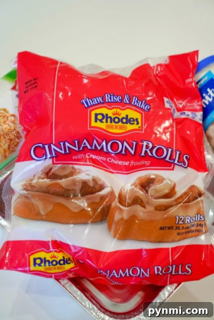 Irresistible Rhodes Cinnamon Rolls 4 Delicious Rhodes Cinnamon Rolls Casserole with warm apple pie filling and sweet glaze