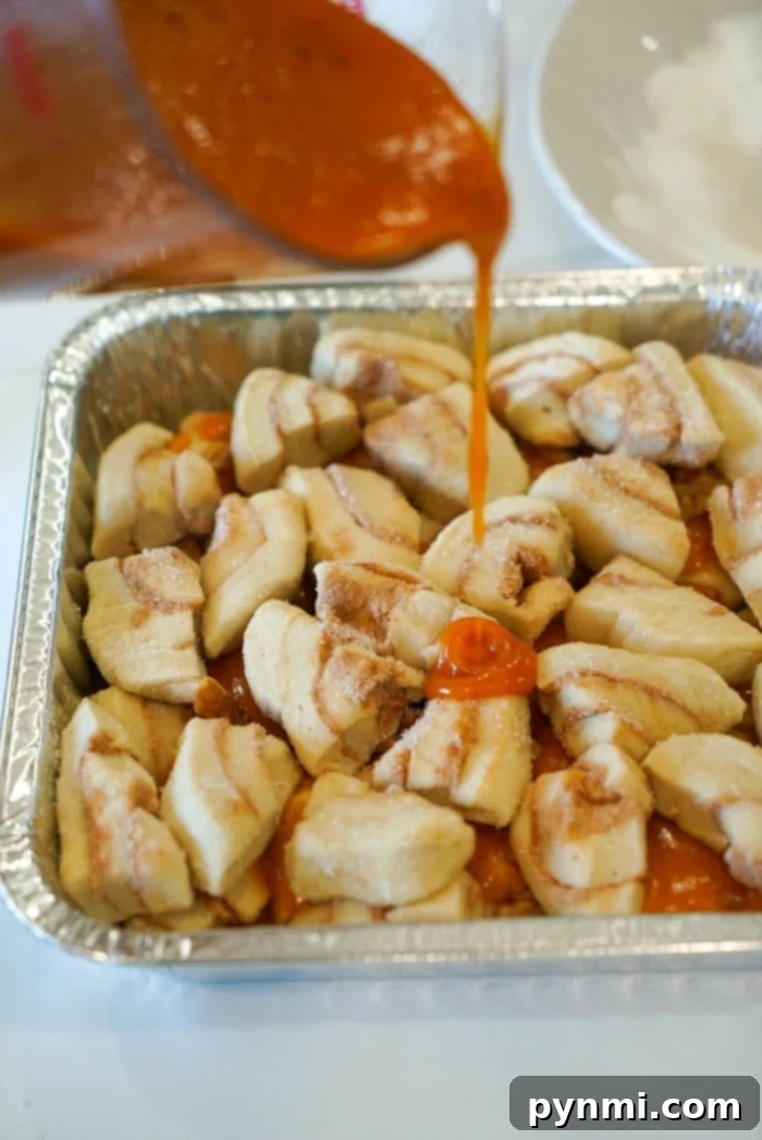 Dessert baked on a smoker
