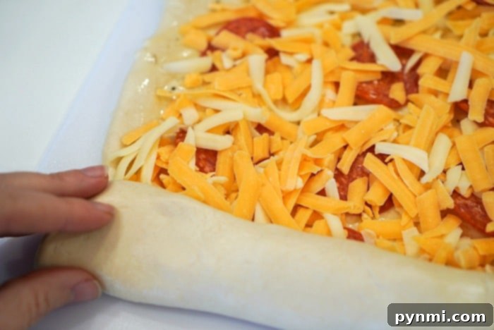 Pizza Pinwheels 6 easy pizza bread