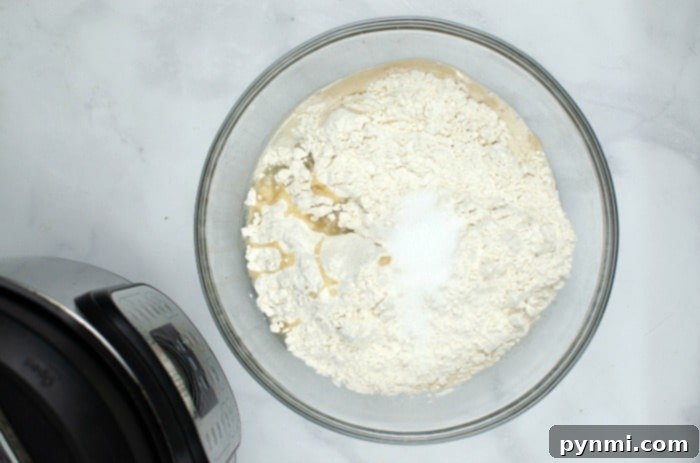 Fluffy Dough Every Time: Your Proofing Guide 3 Homemade pizza dough, perfectly risen and ready for stretching, an example of successful Instant Pot proofing.