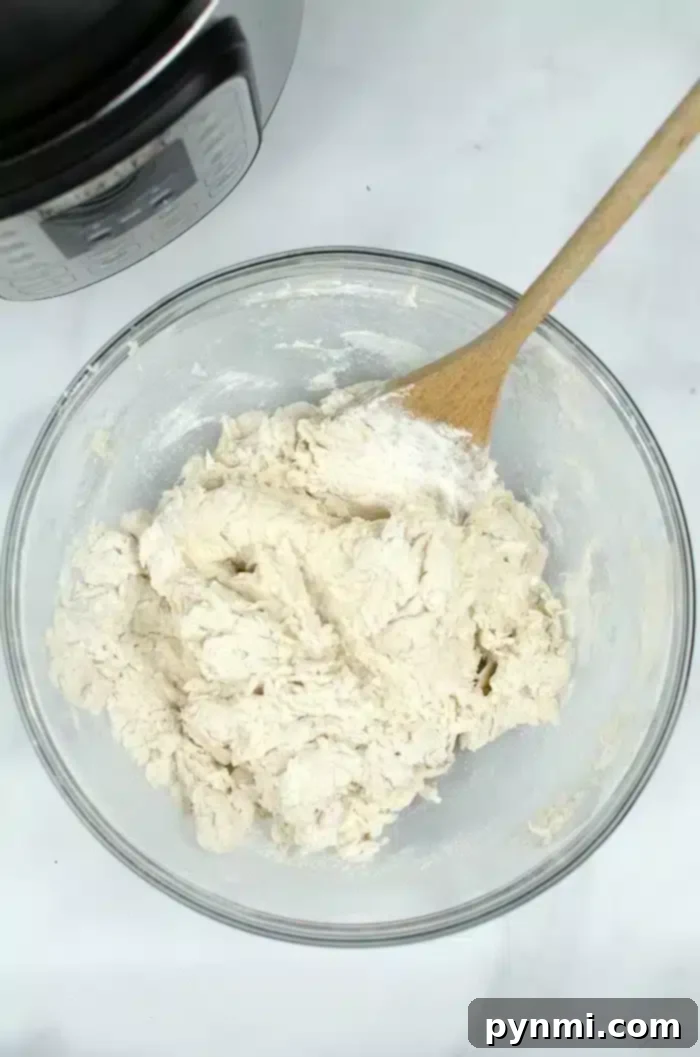 Fluffy Dough Every Time: Your Proofing Guide 4 Proofing bread dough in an Instant Pot, showcasing the simple setup for an efficient rise.