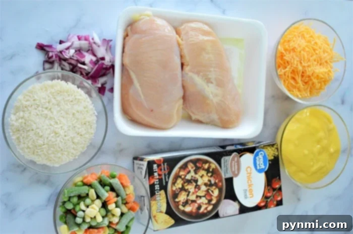 chicken rice casserole