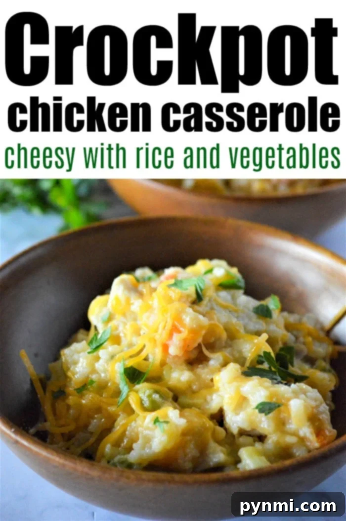 crockpot chicken casserole