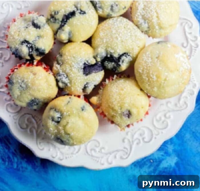 Pancake Mix Muffin Magic 2 Pancake mix muffins with blueberries