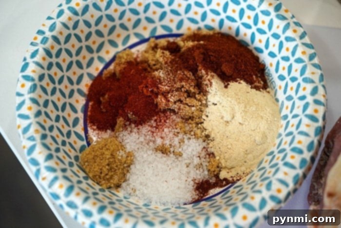Petite Brisket 4 Close-up of a perfectly applied brisket dry rub