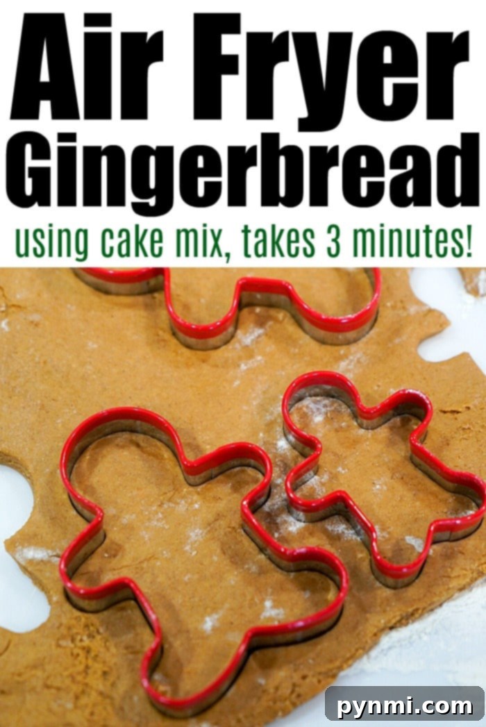 Cake Mix Hack for Air Fryer Gingerbread Cookies 10 A festive array of decorated gingerbread men cookies, some plain and some intricately adorned with white icing.