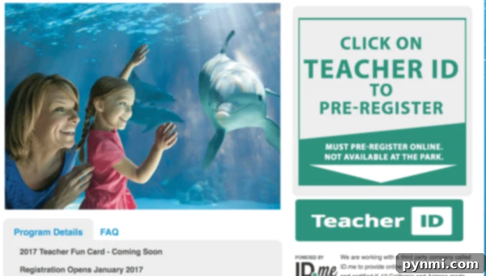 Free SeaWorld Tickets for Teachers in San Diego - Teachers get a complimentary pass plus guest tickets for family fun