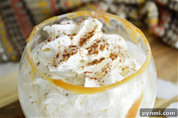 Easy 3-Ingredient Pumpkin Cocktail 5 Three Pumpkin Spice Cocktails with whipped cream and cinnamon