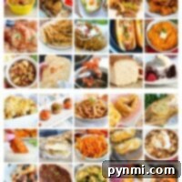 Collage of various dishes including desserts, fries, and baked goods, all in bright and appetizing presentations, showcasing delicious Cosori air fryer recipes.