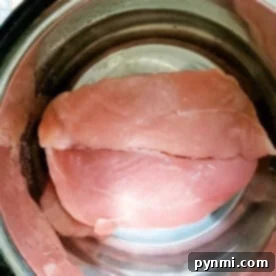 A succulent turkey tenderloin rests inside the Instant Pot on a sleek marble countertop.