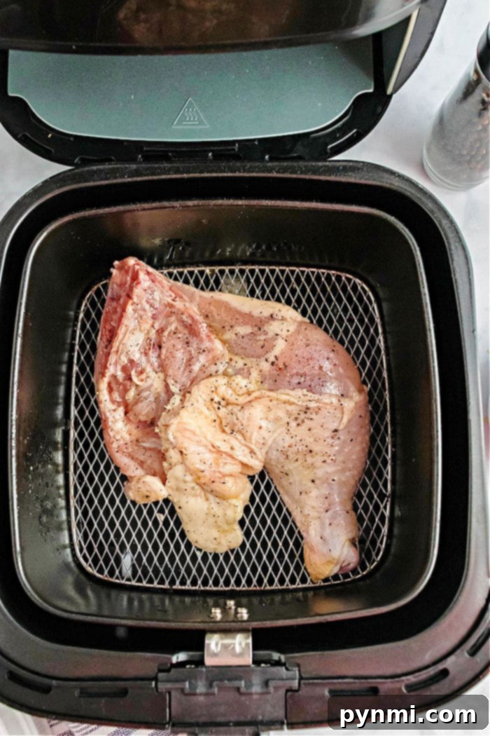 Juicy and Crispy Air Fryer Chicken Quarters 5 Air Fryer Chicken Legs