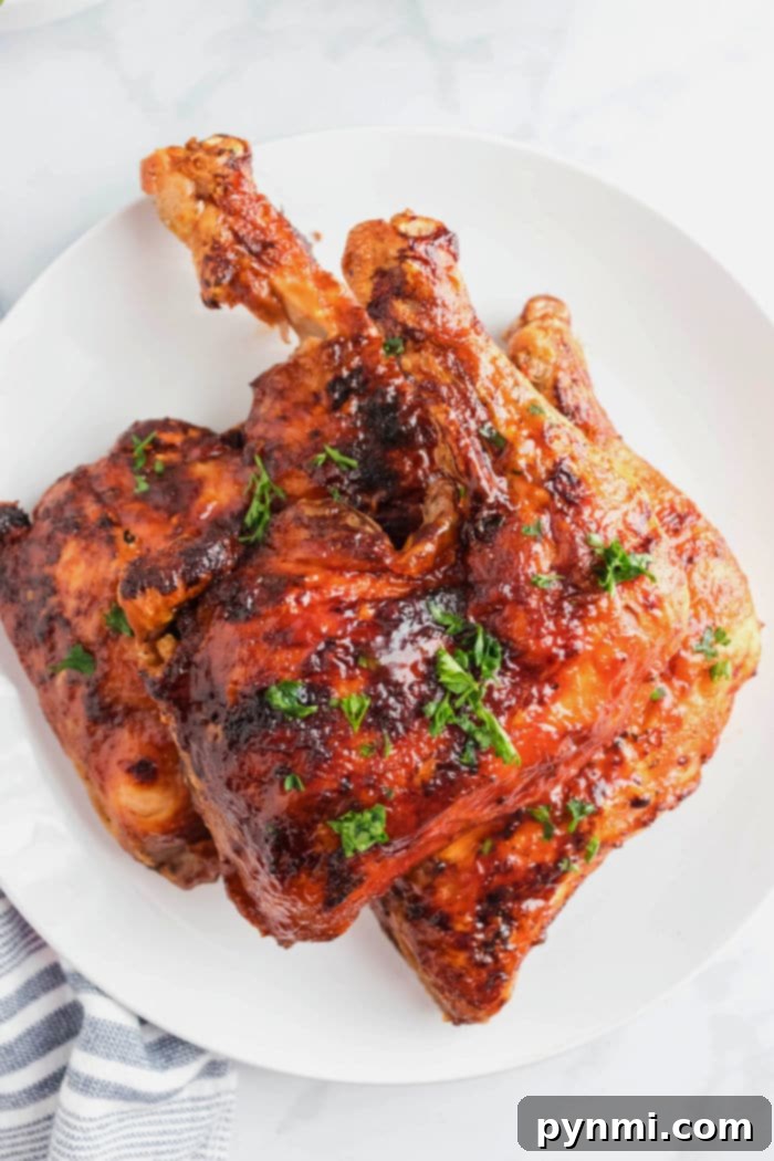 Juicy and Crispy Air Fryer Chicken Quarters 8 Chicken Leg Quarters