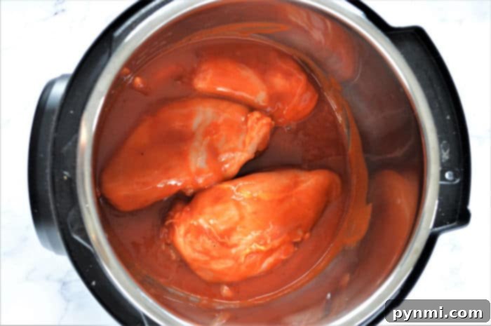 Freshly shredded chicken, versatile for many dishes