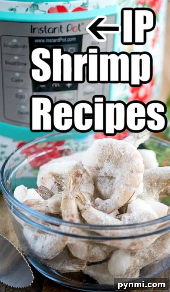 An array of delightful Instant Pot shrimp recipes presented, inviting readers to explore various culinary options.