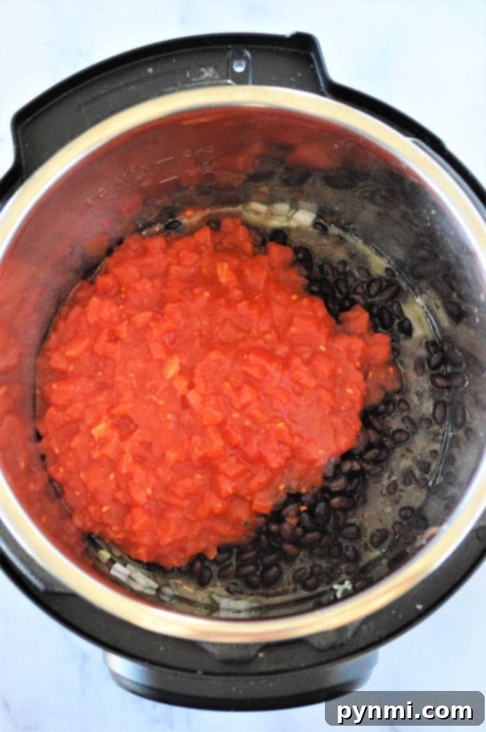 Quick Instant Pot Black Bean Soup 6 Instant Pot Bean soup
