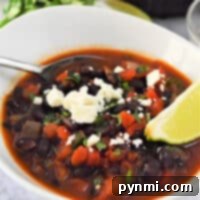 Quick Instant Pot Black Bean Soup 8 black bean soup pressure cooker