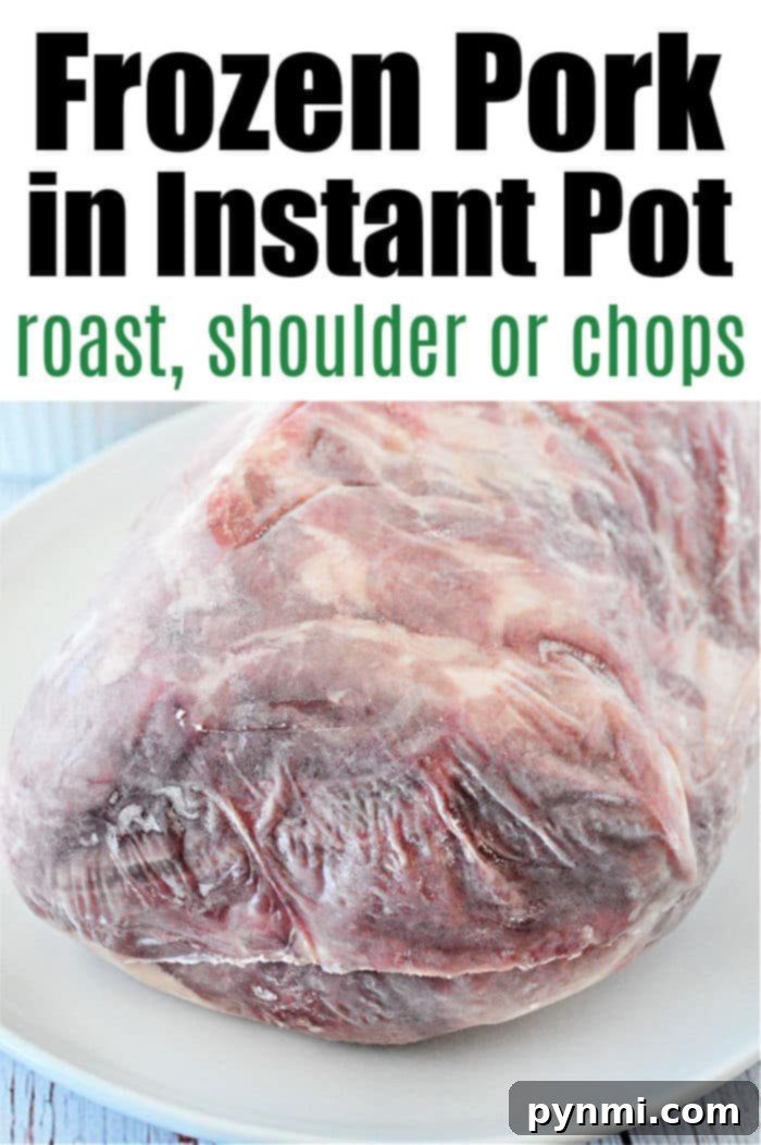 No Thaw Instant Pot Pork Shoulder 4 how to cook frozen pork shoulder
