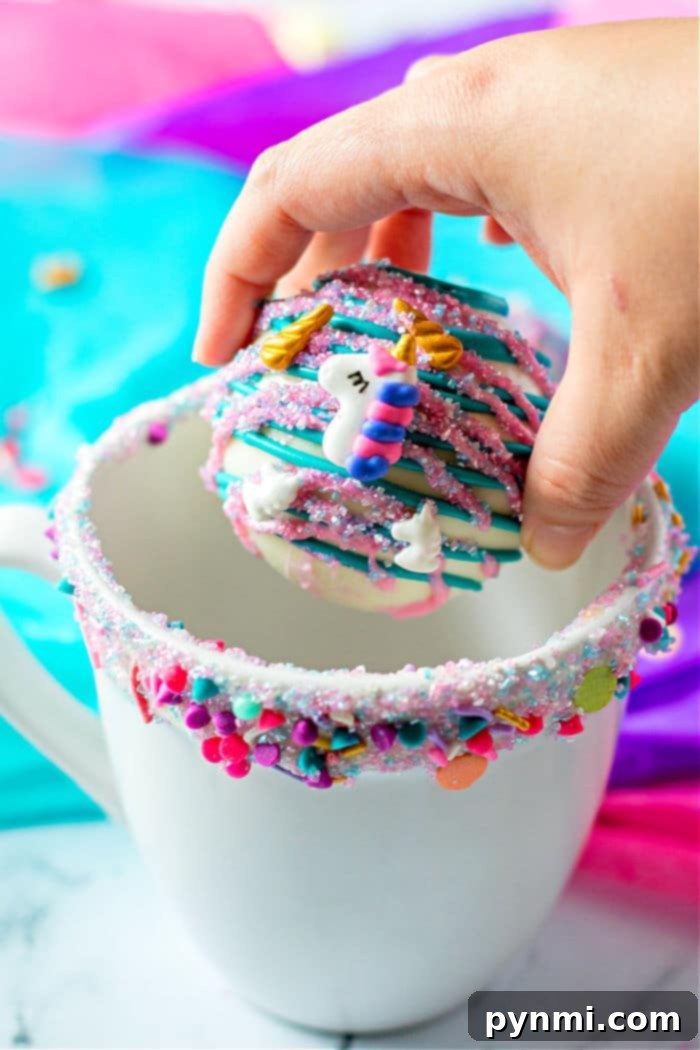 Hot Chocolate Ball with Marshmallows Inside
