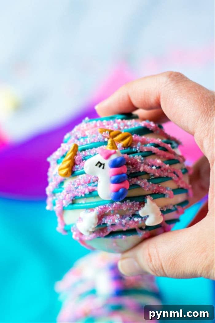unicorn Hot Chocolate Balls