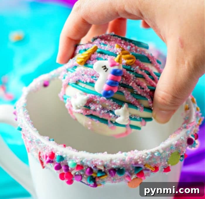 Hot Chocolate Ball with Marshmallows