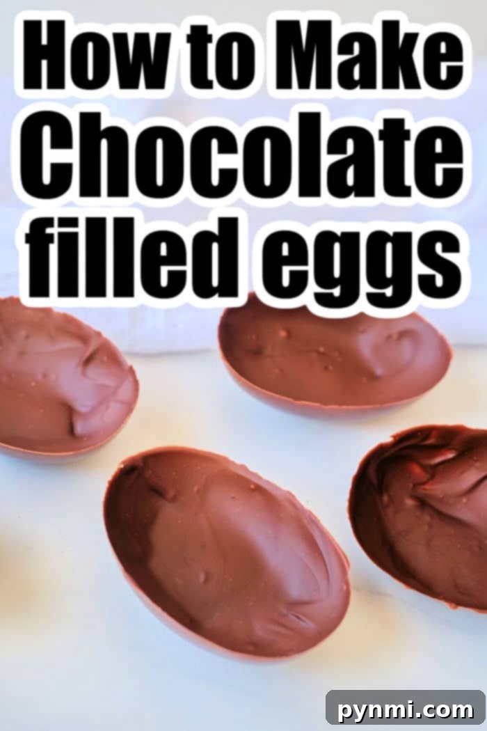 Craft Your Own Chocolate Surprise Eggs 4 candy filled eggs