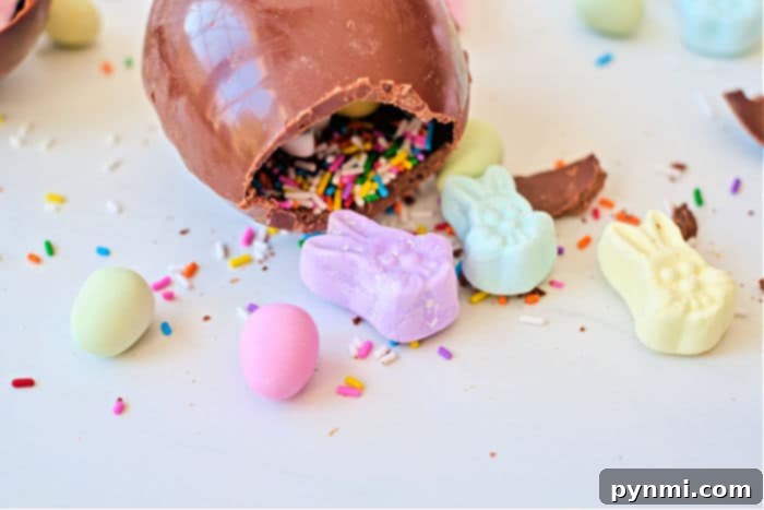 Craft Your Own Chocolate Surprise Eggs 6 hollow chocolate eggs