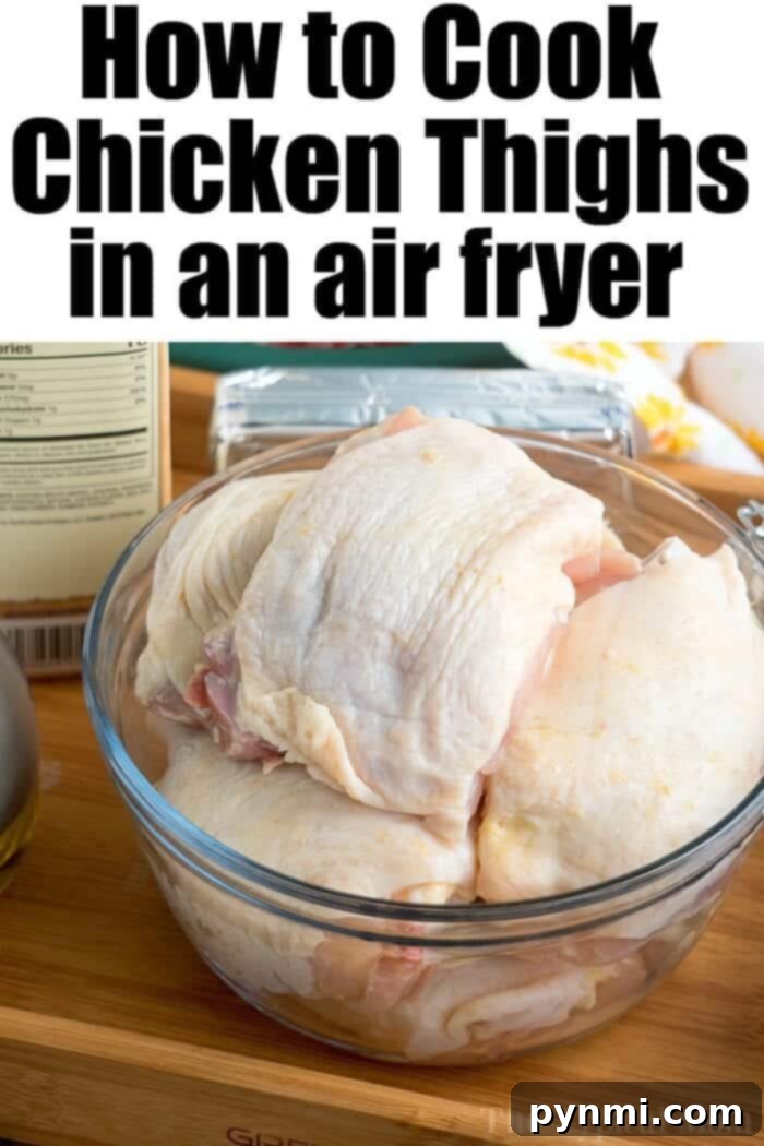 Air Fryer Chicken Thighs