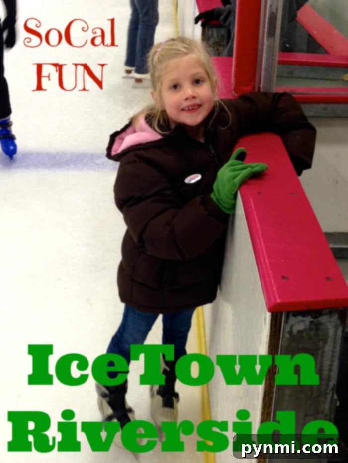 First-time family ice skating adventure at IceTown Riverside Smiling children enjoying their first ice skating experience at IceTown Riverside