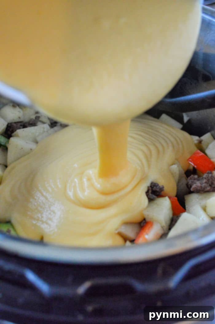 Hearty Instant Pot Ground Beef and Potatoes 4 Hearty Instant Pot Scalloped Potatoes with Ground Beef, a delicious and easy one-pot meal.
