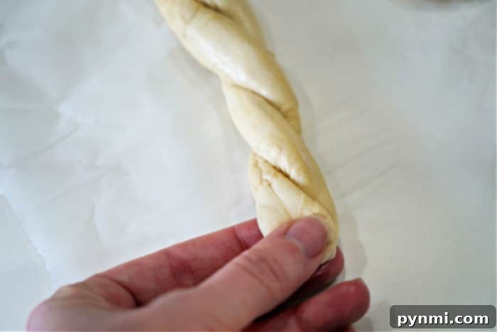 Golden Easter Egg Brioche 7 Braided Dough for Mini Easter Bread