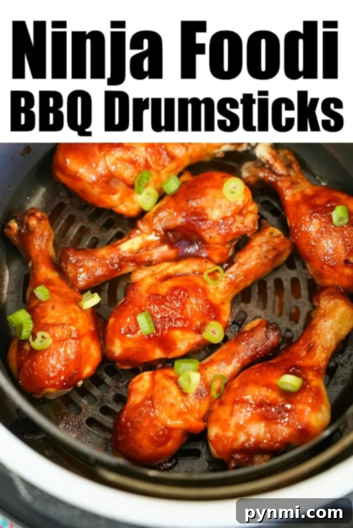 No Thaw Instant Pot Chicken Legs 8 Ninja Foodi chicken legs recipe, showcasing the finished product.