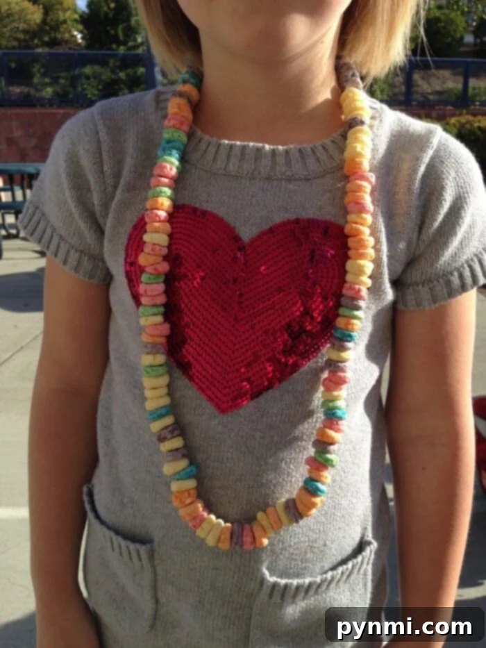 Close-up of a child's blue tank top decorated with 100 colorful puffy paint dots for '100 Days of School'.