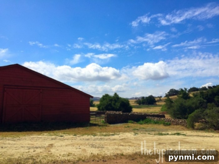 Santa Rosa Plateau Ecological Reserve with iconic red barn in Temecula