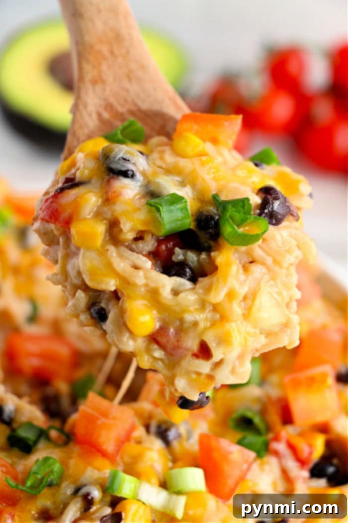 Instant Pot Mexican Fiesta Chicken and Rice 2 Instant Pot Mexican Chicken and Rice, a vibrant one-pot meal with chicken, rice, black beans, and corn.